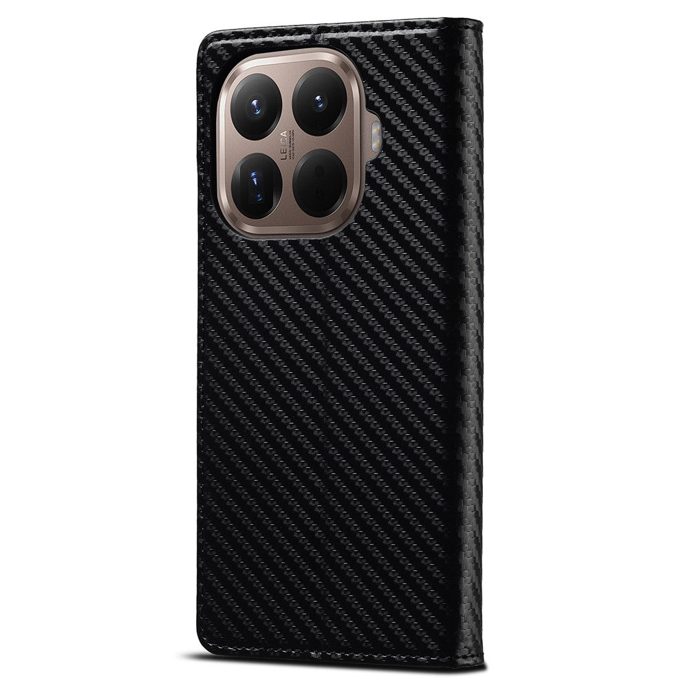 LC.IMEEKE for Xiaomi 17T Pro Wallet Case Carbon Fiber Texture Leather Phone Cover