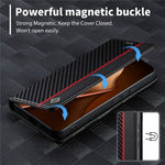 LC.IMEEKE for Xiaomi 17T Pro Wallet Case Carbon Fiber Texture Leather Phone Cover