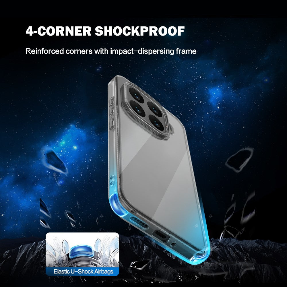 LEREACH TOC-serien för Xiaomi 17T Pro-skal i TPU + akrylfodral för mobil