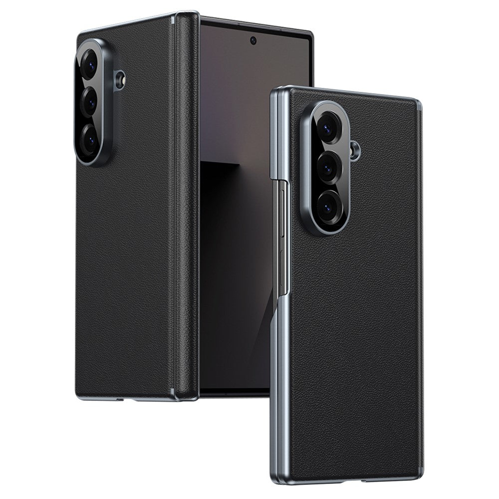 Til Samsung Galaxy Z Fold8 Ultra Cover Dual-Axis Hængsel PU Læder Hårdt PC Foldbart Telefoncover