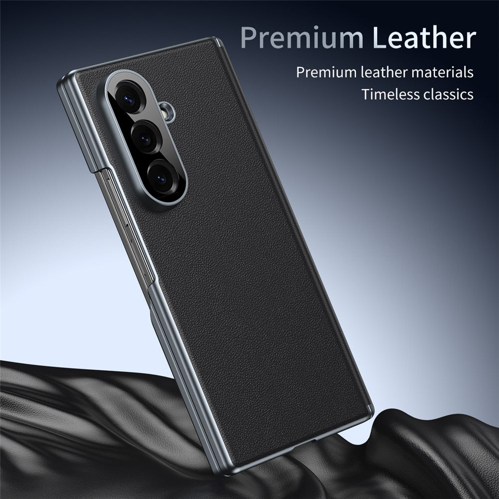 Til Samsung Galaxy Z Fold8 Ultra Cover Dual-Axis Hængsel PU Læder Hårdt PC Foldbart Telefoncover