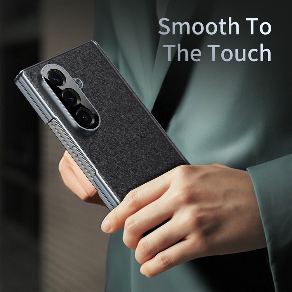 Til Samsung Galaxy Z Fold8 Ultra Cover Dual-Axis Hængsel PU Læder Hårdt PC Foldbart Telefoncover