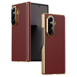 Til Samsung Galaxy Z Fold8 Ultra Cover Dual-Axis Hængsel PU Læder Hårdt PC Foldbart Telefoncover
