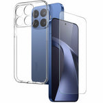 NORTHJO For Xiaomi 17T Pro Case Soft TPU Clear Phone Cover with Tempered Glass Screen Protector