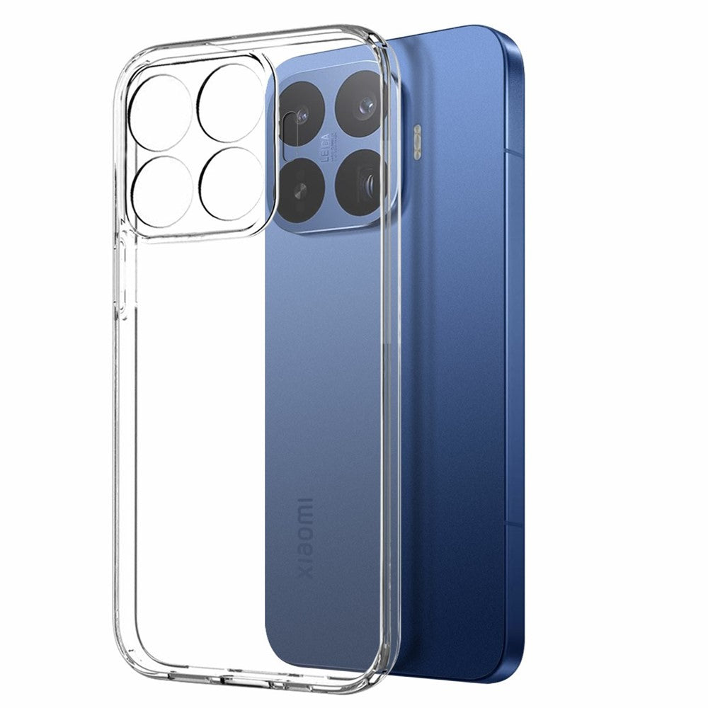 NORTHJO For Xiaomi 17T Pro Case Soft TPU Clear Phone Cover with Tempered Glass Screen Protector