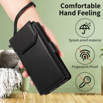 For Xiaomi 17T Case with Multi-Card Holder and Strap PU Leather Phone Cover Stand