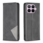 For Xiaomi 17T Case Card Slots Geometry Imprint Leather Phone Cover