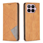 For Xiaomi 17T Case Card Slots Geometry Imprint Leather Phone Cover