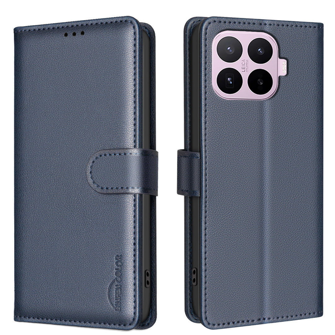 BINFEN COLOR for Xiaomi 17T BF32 Leather Case Wallet RFID Blocking Phone Cover