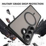 HAT PRINCE for Samsung Galaxy S26+ ENKAY  Magnetic Case with Tempered Glass Support Ultrasonic Unlocking PC TPU Matte Phone Cover
