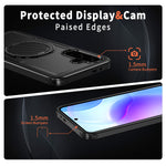 Til Samsung Galaxy A27 5G Magnetisk Etui TPU + PC Støtteben Telefoncover