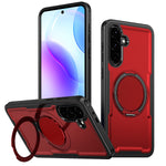 Til Samsung Galaxy A27 5G Magnetisk Etui TPU + PC Støtteben Telefoncover