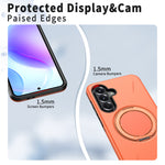 For Samsung Galaxy A27 5G Magnetic Case Rotating Kickstand TPU + PC Phone Cover