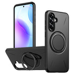 For Samsung Galaxy A27 5G Magnetic Case Rotating Kickstand TPU + PC Phone Cover