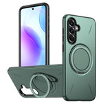 For Samsung Galaxy A27 5G Magnetic Case Rotating Kickstand TPU + PC Phone Cover