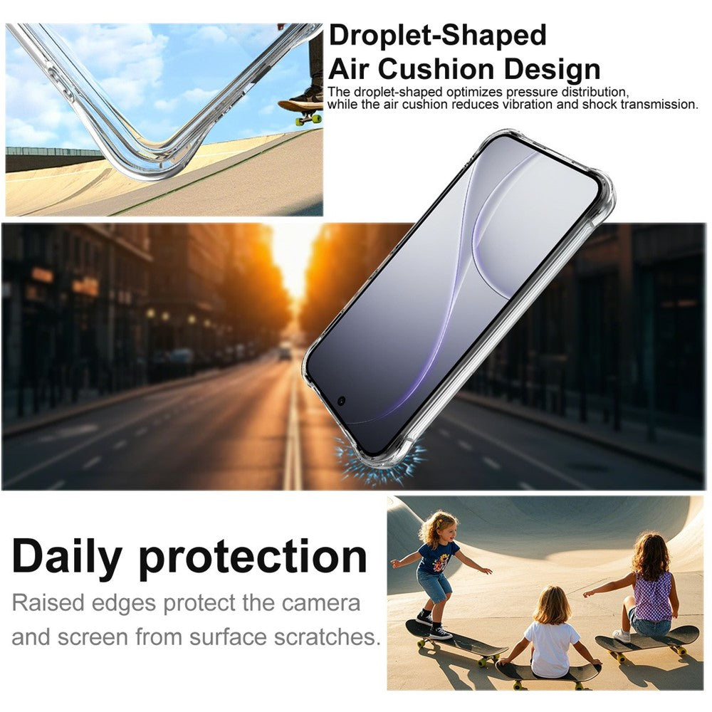 IMAK för Oppo Reno15 F 5G Magnetiskt Skal Airbag Stötsäkert Skydd TPU mobilskal