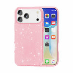 For iPhone 18 Pro / 17 Pro Case Sparkly Powder Glitter Shiny Soft TPU + Hard PC Back Cover