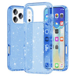 For iPhone 18 Pro / 17 Pro Case Sparkly Powder Glitter Shiny Soft TPU + Hard PC Back Cover