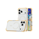 For iPhone 18 Pro / 17 Pro Case Compatible with MagSafe Reinforced Corners TPU + Acrylic + TPE Phone Cover