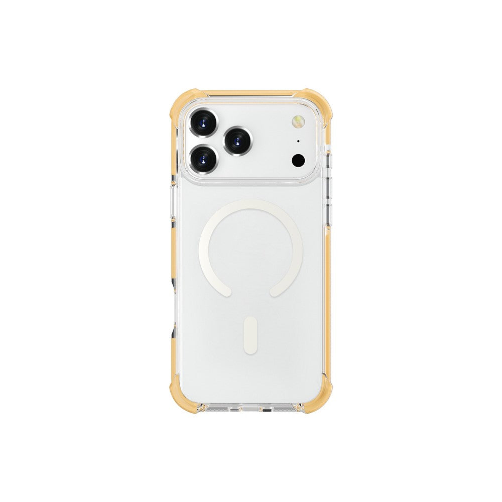 For iPhone 18 Pro / 17 Pro Case Compatible with MagSafe Reinforced Corners TPU + Acrylic + TPE Phone Cover