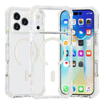 For iPhone 18 Pro / 17 Pro Case Compatible with MagSafe Reinforced Corners TPU + Acrylic + TPE Phone Cover