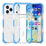 For iPhone 18 Pro / 17 Pro Case Compatible with MagSafe Reinforced Corners TPU + Acrylic + TPE Phone Cover
