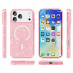 Til iPhone 18 Pro Max / 17 Pro Max Magnetisk Cover Glitter Pulver PC + TPU Telefon Cover