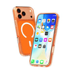 For iPhone 18 Pro Max / 17 Pro Max Magnetic Case PC + TPU Clear Phone Cover
