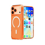For iPhone 18 Pro Max / 17 Pro Max Magnetic Case PC + TPU Clear Phone Cover