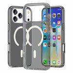 For iPhone 18 Pro Max / 17 Pro Max Magnetic Case PC + TPU Clear Phone Cover