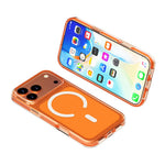 For iPhone 18 Pro / 17 Pro Magnetic Case PC + TPU Clear Phone Cover