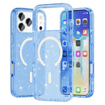 For iPhone 18 Pro / 17 Pro Magnetic Case PC + TPU Clear Phone Cover
