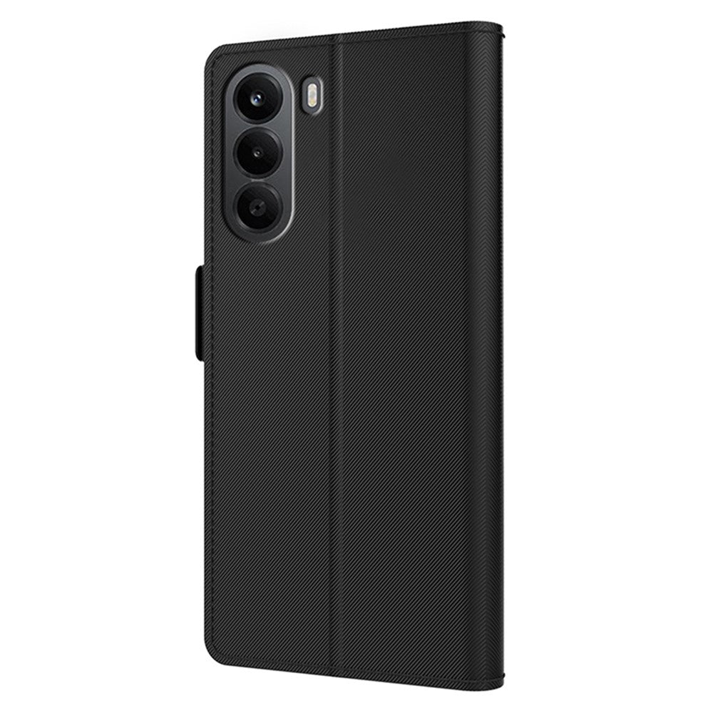 OnePlus Nord CE6 Lite 5G-skal PU+TPU Magnetiskt Flip-fodral med Stativ