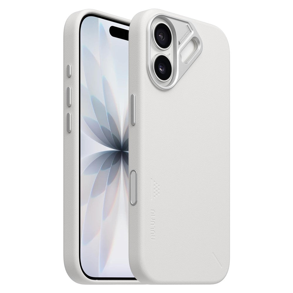 AULUMU A17 til iPhone 17 Magnetisk Cover Biologisk Nedbrydeligt Vegansk Læder + PC Telefoncover