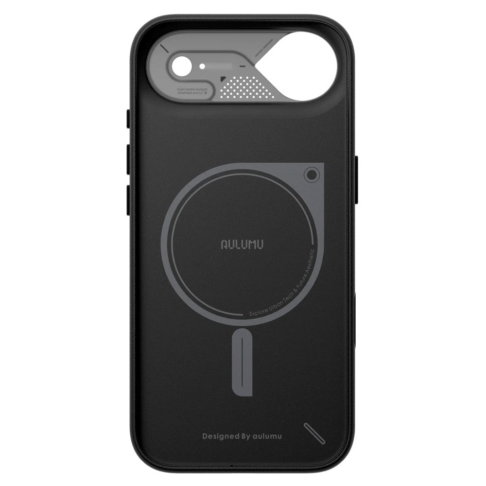 AULUMU A17 for iPhone Air Magnetic Case Biodegradable Vegan Leather + PC Phone Cover