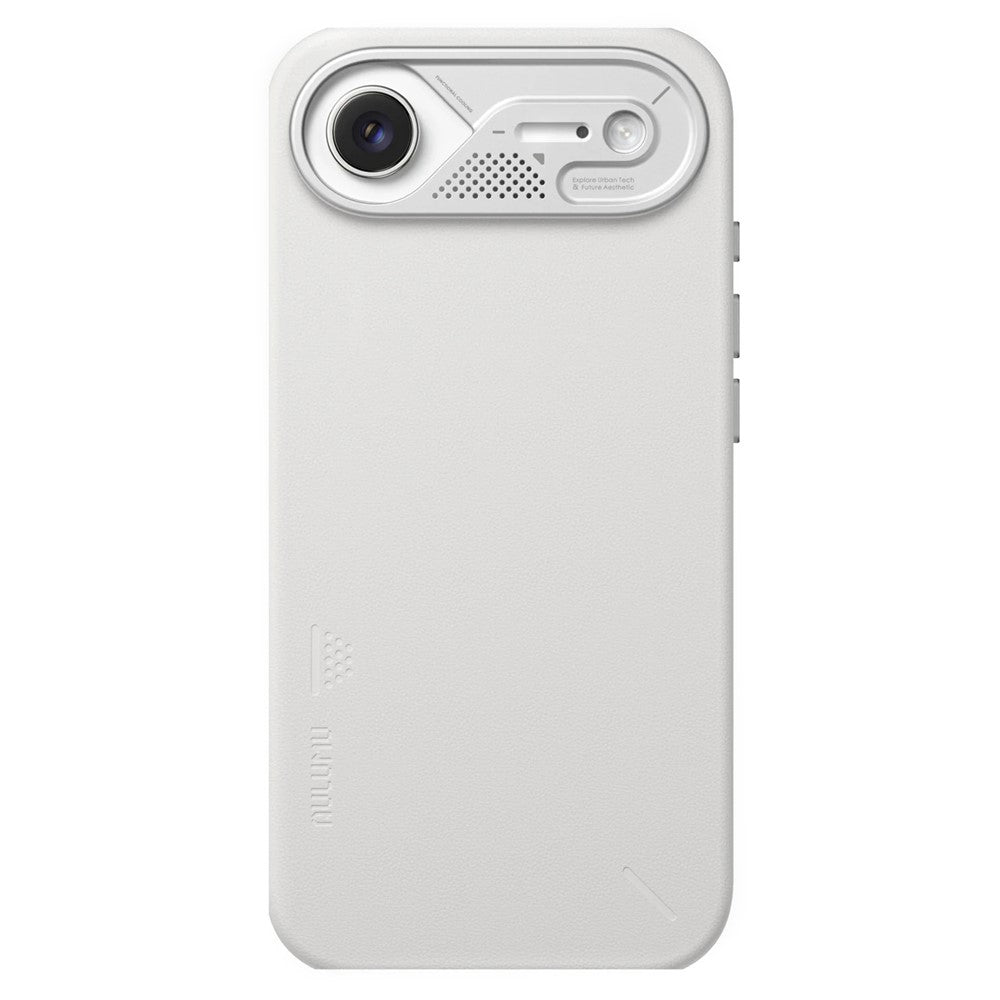 AULUMU A17 for iPhone Air Magnetic Case Biodegradable Vegan Leather + PC Phone Cover