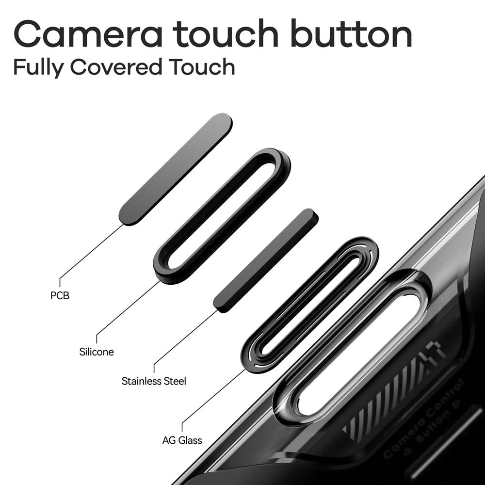 AULUMU A17 For iPhone 17 Pro Max Magnetic Case Superconductive Cooling IMD TPU Phone Cover with Color Changing Indicator