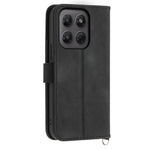 Til Motorola Edge 70 Pro 5G Pung Etui Blomstermønster PU Læder Telefoncover med Rem