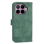 DIERFENG DF-03 For Xiaomi 17T Leather Case Lines Imprint Wallet Phone Cover with Wrist Strap