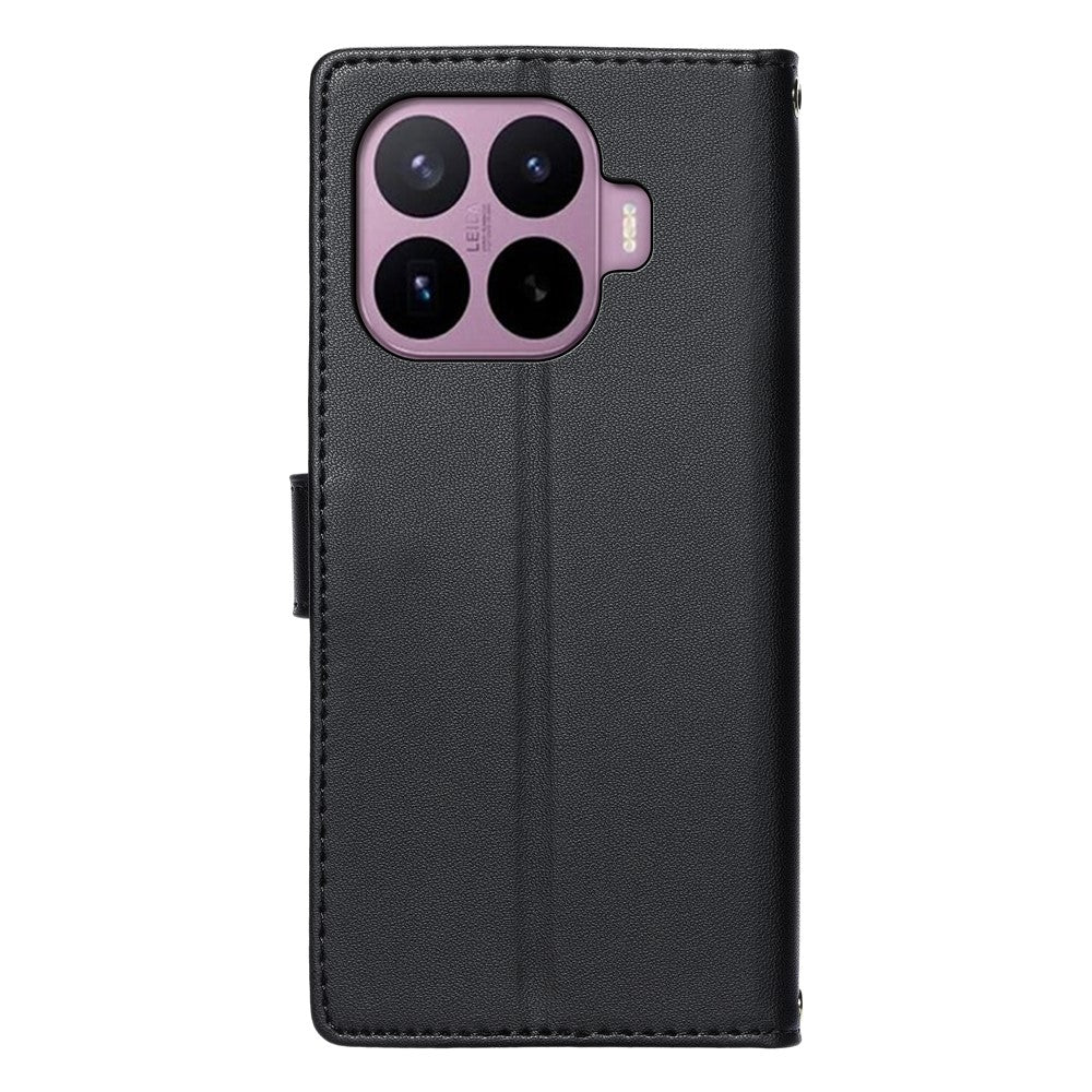 For Xiaomi 17T Pro Case Embossed Totem Leather Flip Wallet Phone Cover with Wrist Strap