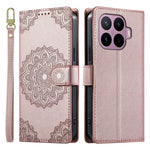 For Xiaomi 17T Pro Case Embossed Totem Leather Flip Wallet Phone Cover with Wrist Strap