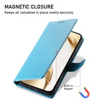 For Xiaomi 17T Case Magnetic Snap Litchi Texture Leather Wallet Phone Cover with Wrist Strap