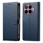 For Xiaomi 17T Case Magnetic Snap Litchi Texture Leather Wallet Phone Cover with Wrist Strap