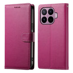 For Xiaomi 17T Case Magnetic Snap Litchi Texture Leather Wallet Phone Cover with Wrist Strap
