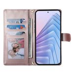 For Motorola Edge 70 Pro 5G Wallet Case Rhombus Stitching Stand Leather Phone Cover with Long   /   Short Strap