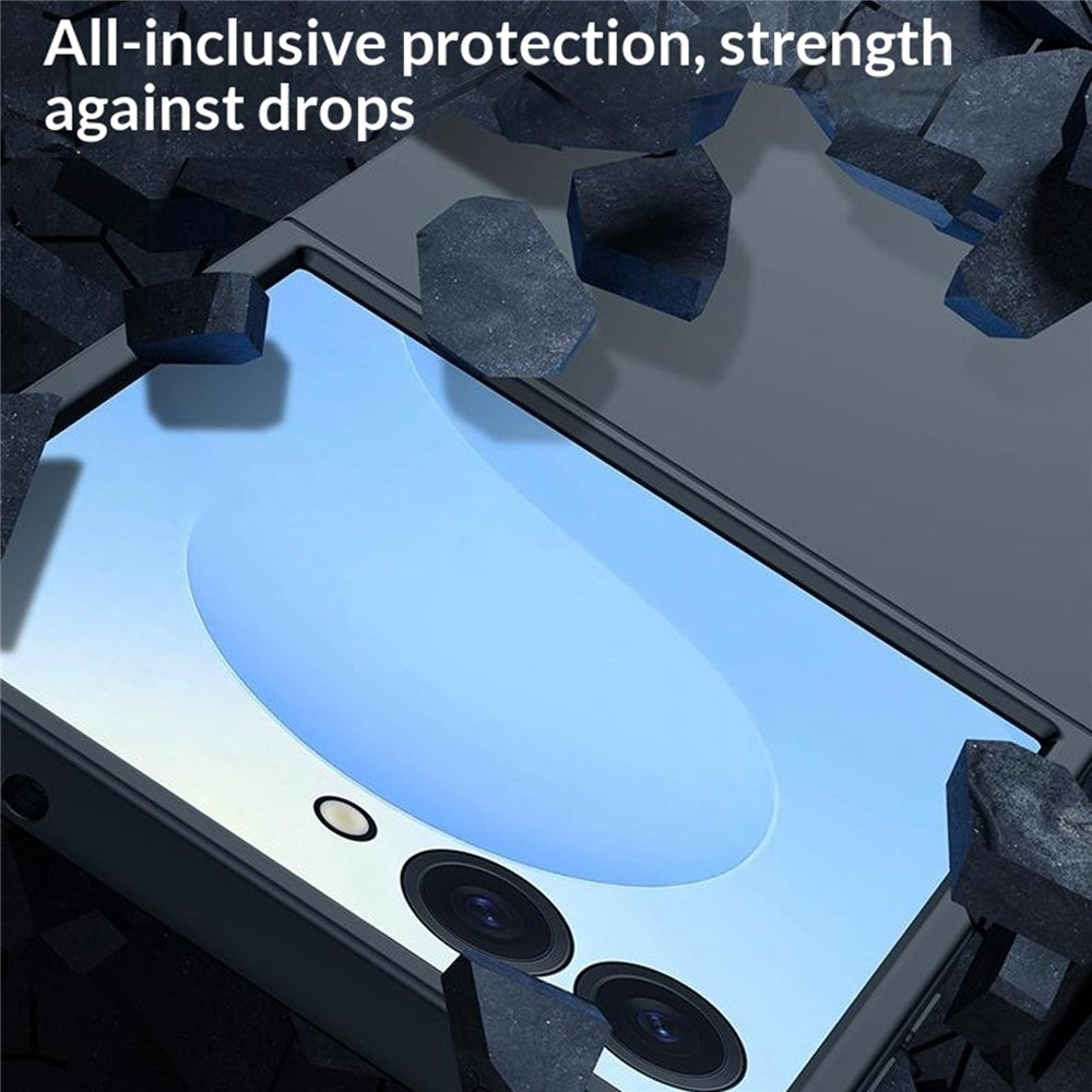 For Samsung Galaxy Z Flip8 Case Skin-Touch Texture Hard PC Folding Phone Cover