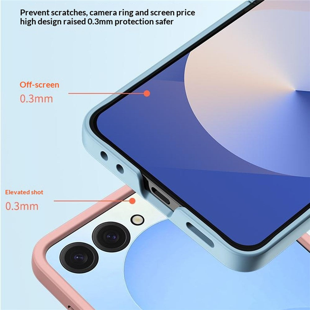 For Samsung Galaxy Z Flip8 Case Skin-Touch Texture Hard PC Folding Phone Cover