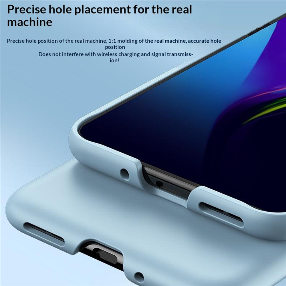 For Samsung Galaxy Z Flip8 Phone Case Hinge Design PC Cover with Tempered Glass Rear Screen Protector