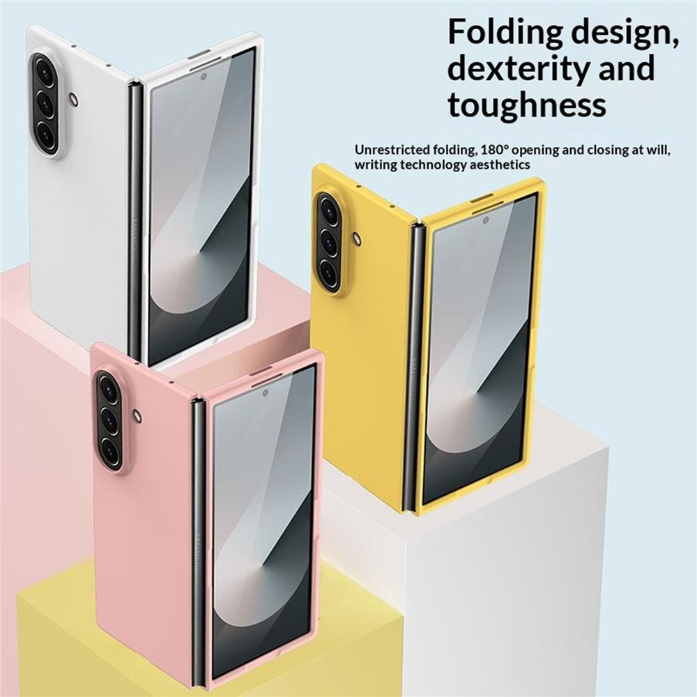 For Samsung Galaxy Z Fold8 Ultra Case Large Window Hard PC Phone Cover with Screen Film