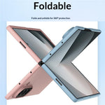 For Samsung Galaxy Z Fold8 Ultra Case Large Window Hard PC Phone Cover with Screen Film